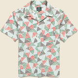 Doodle Shirt - Bone - Knickerbocker - STAG Provisions - Tops - S/S Woven - Other Pattern