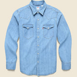 Barstow Denim Western Shirt - Esta Noche - Levis Premium - STAG Provisions - Tops - L/S Woven - Solid