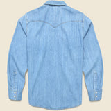 Barstow Denim Western Shirt - Esta Noche - Levis Premium - STAG Provisions - Tops - L/S Woven - Solid
