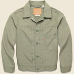 Type 1 Trucker Jacket - Smokey Olive - Levis Premium - STAG Provisions - Outerwear - Coat / Jacket