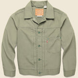 Type 1 Trucker Jacket - Smokey Olive - Levis Premium - STAG Provisions - Outerwear - Coat / Jacket