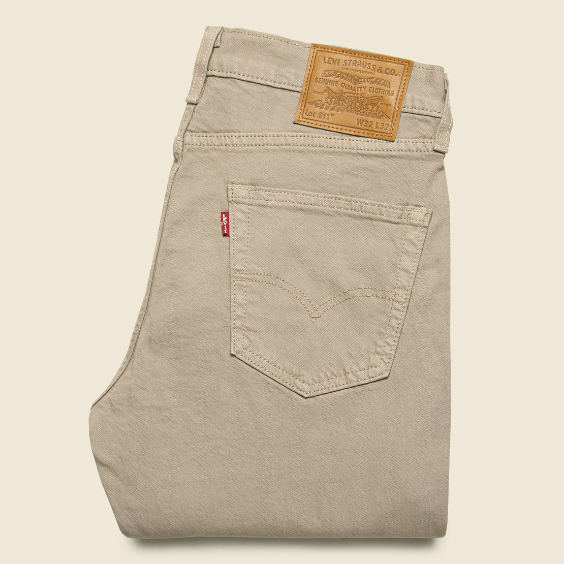 511 Slim Jean - Craft Paper - Levis Premium - STAG Provisions - Pants - Denim