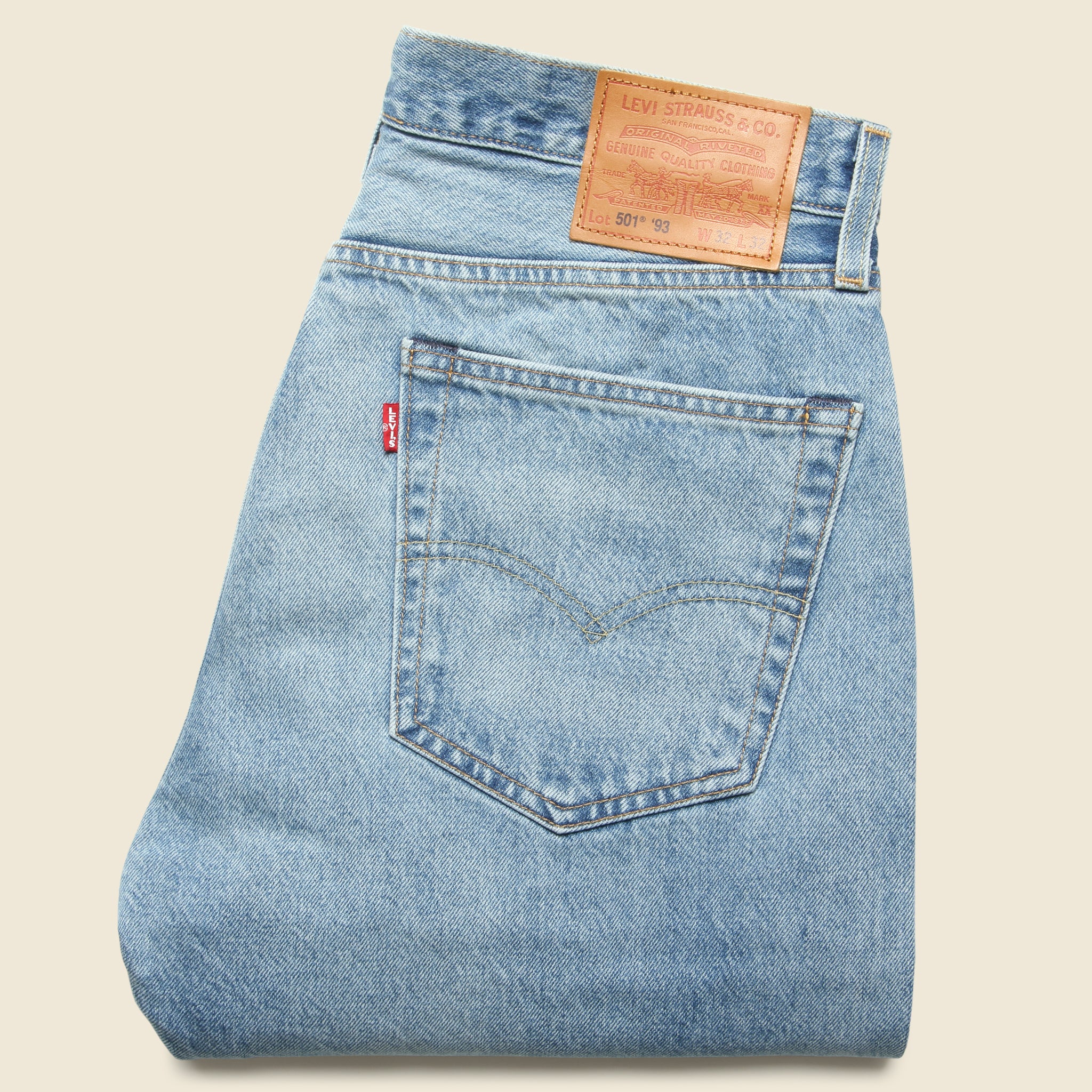 501 '93 Straight Selvedge Jean - Beautiful Disaster - Levis Premium - STAG Provisions - Pants - Denim