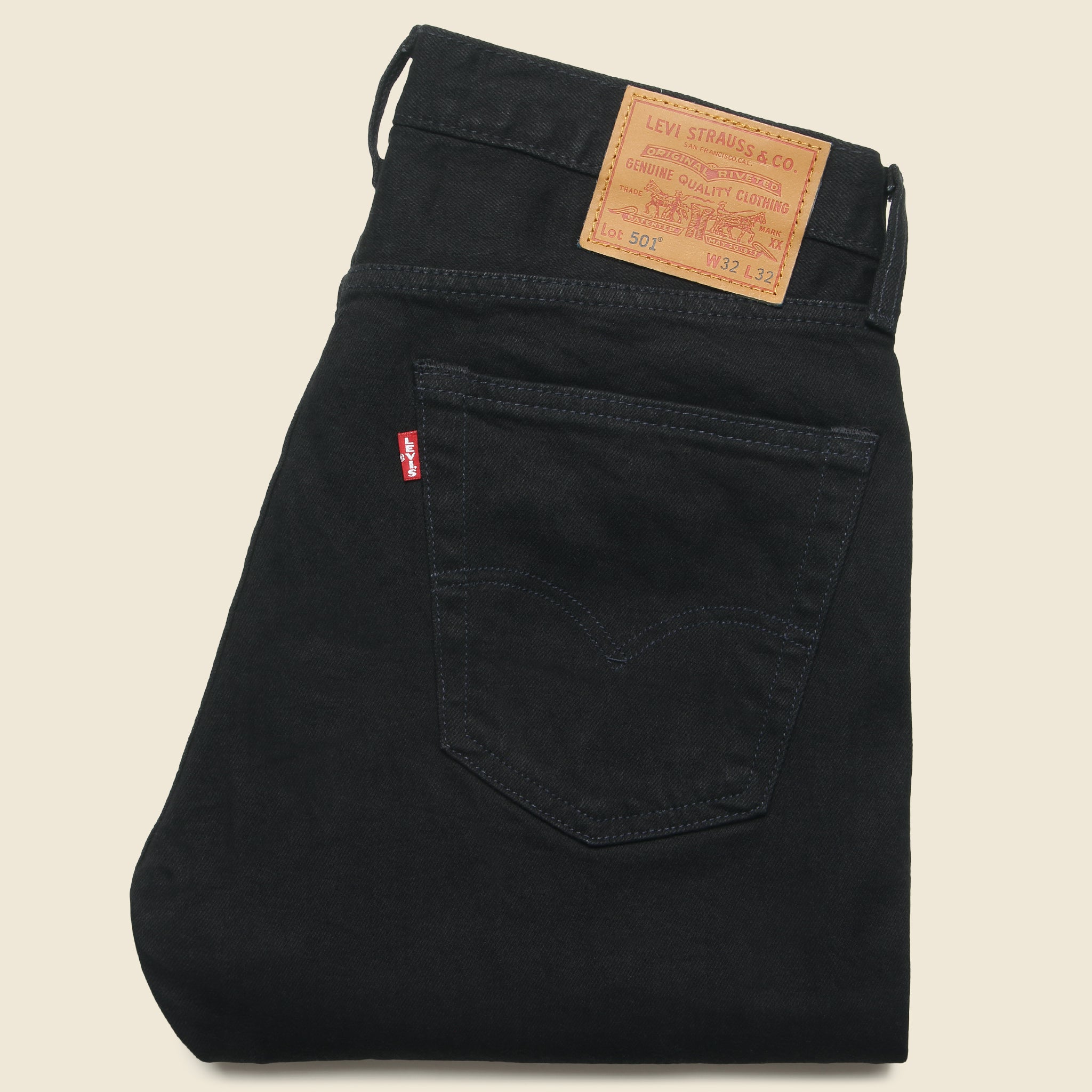 501 Original Straight Jean - Punk Rock - Levis Premium - STAG Provisions - Pants - Denim