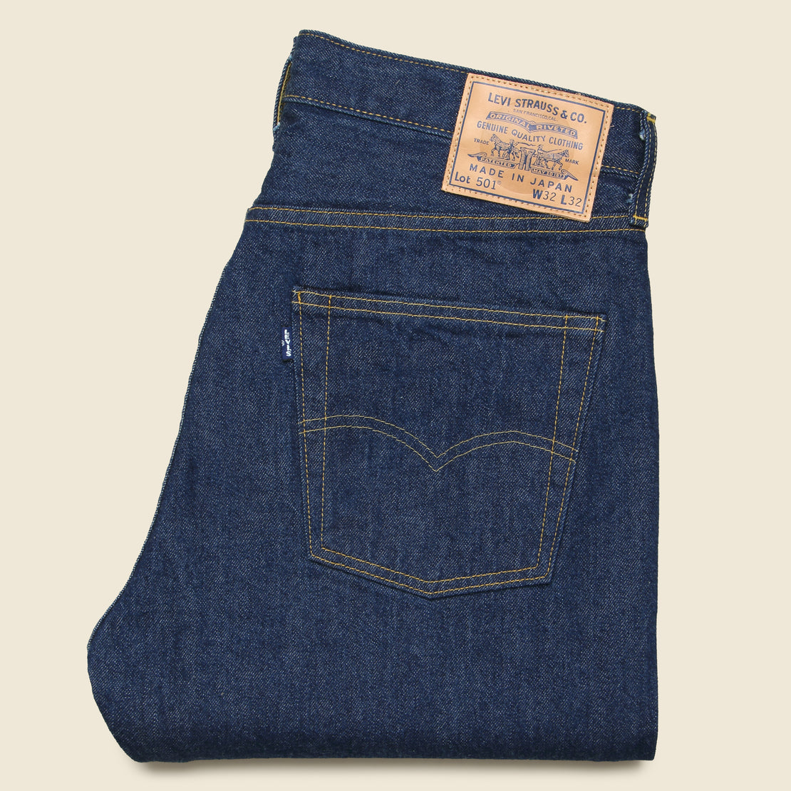1980s 501 Jean - Dark Rigid - Levi's Made in Japan - STAG Provisions - Pants - Denim