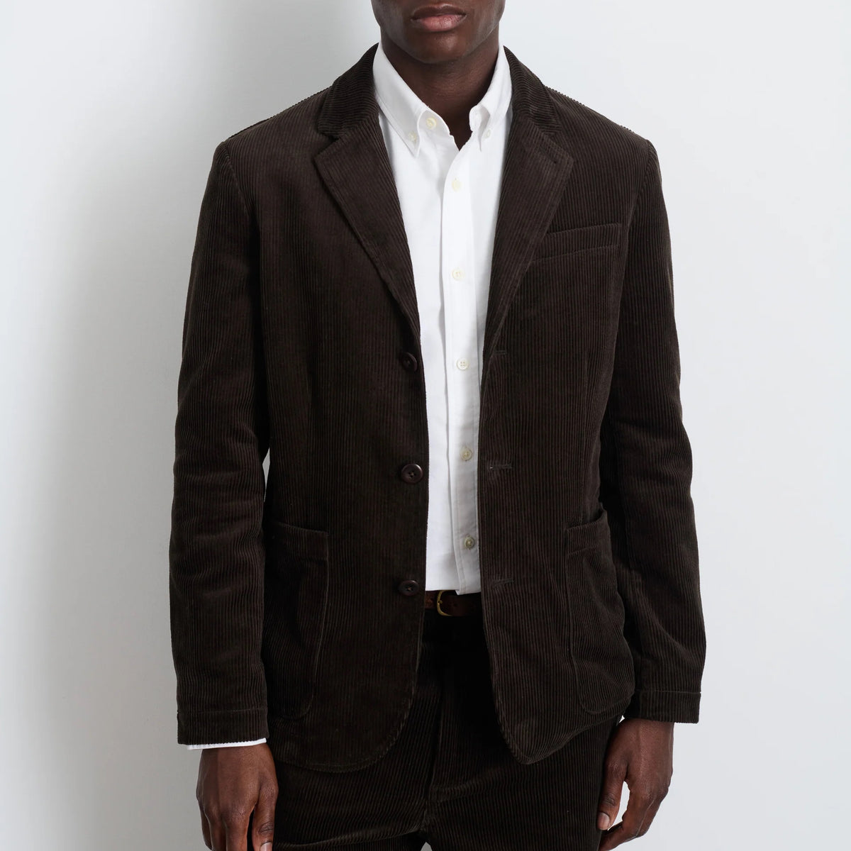 Corduroy Blazer - Chocolate