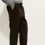 Corduroy Pleated Pant - Chocolate - Alex Mill - STAG Provisions - Pants - Corduroy