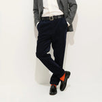 Corduroy Pleated Pant - Navy - Alex Mill - STAG Provisions - Pants - Corduroy