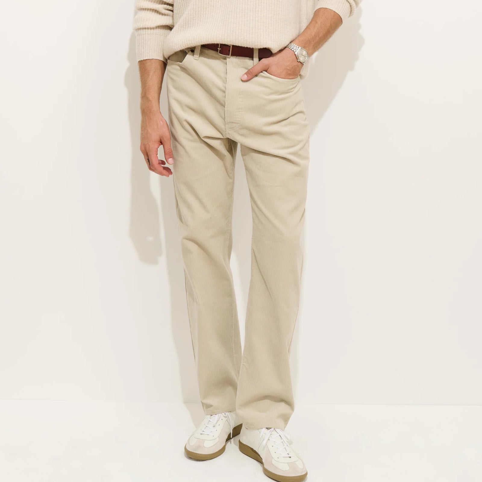 Vintage Corduroy Pant - Oatmeal - Alex Mill - STAG Provisions - Pants - Corduroy