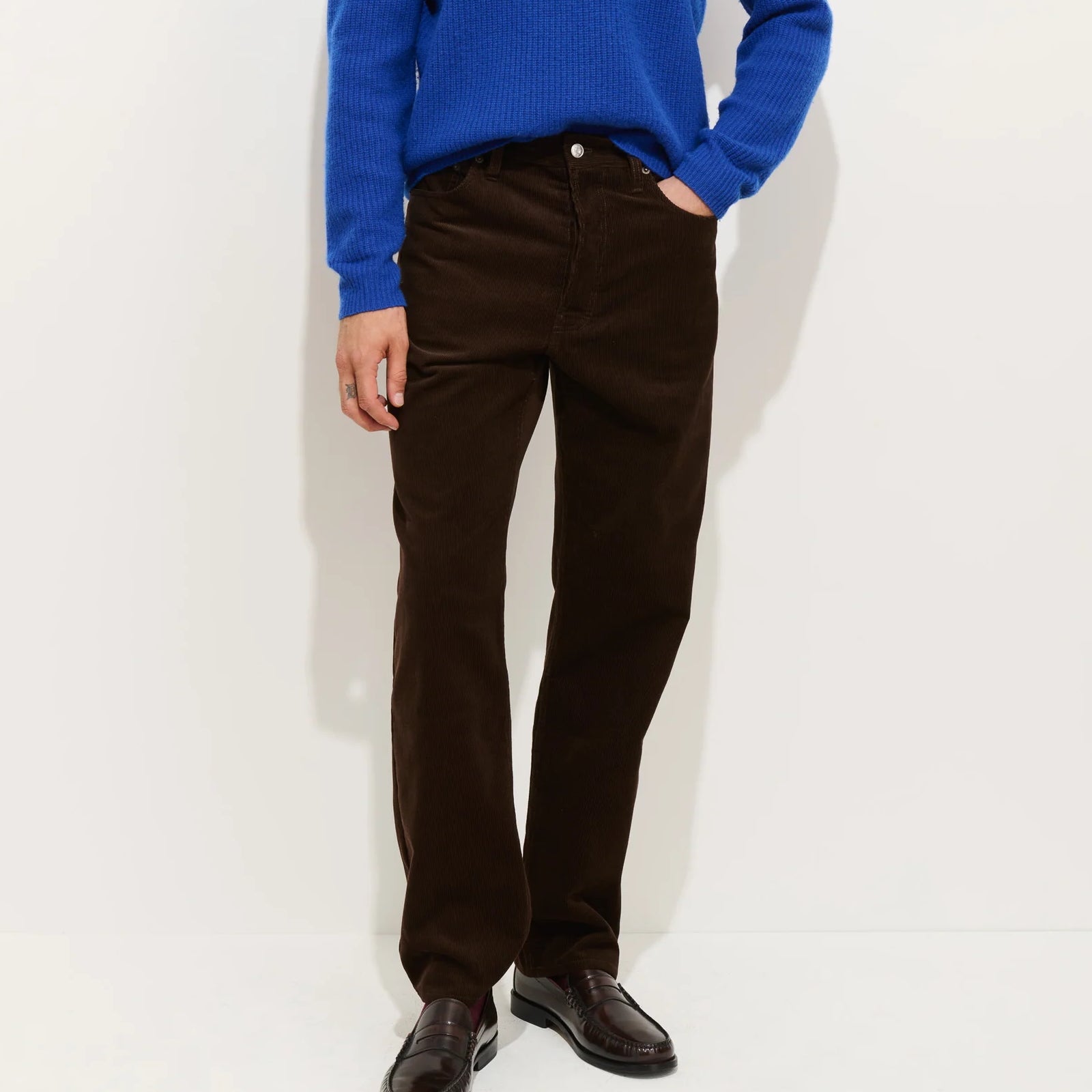 Vintage Corduroy Pant - Chocolate - Alex Mill - STAG Provisions - Pants - Corduroy