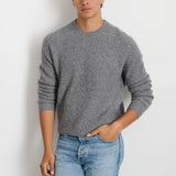 Cashmere Jordan Sweater - Grey - Alex Mill - STAG Provisions - Tops - Sweater