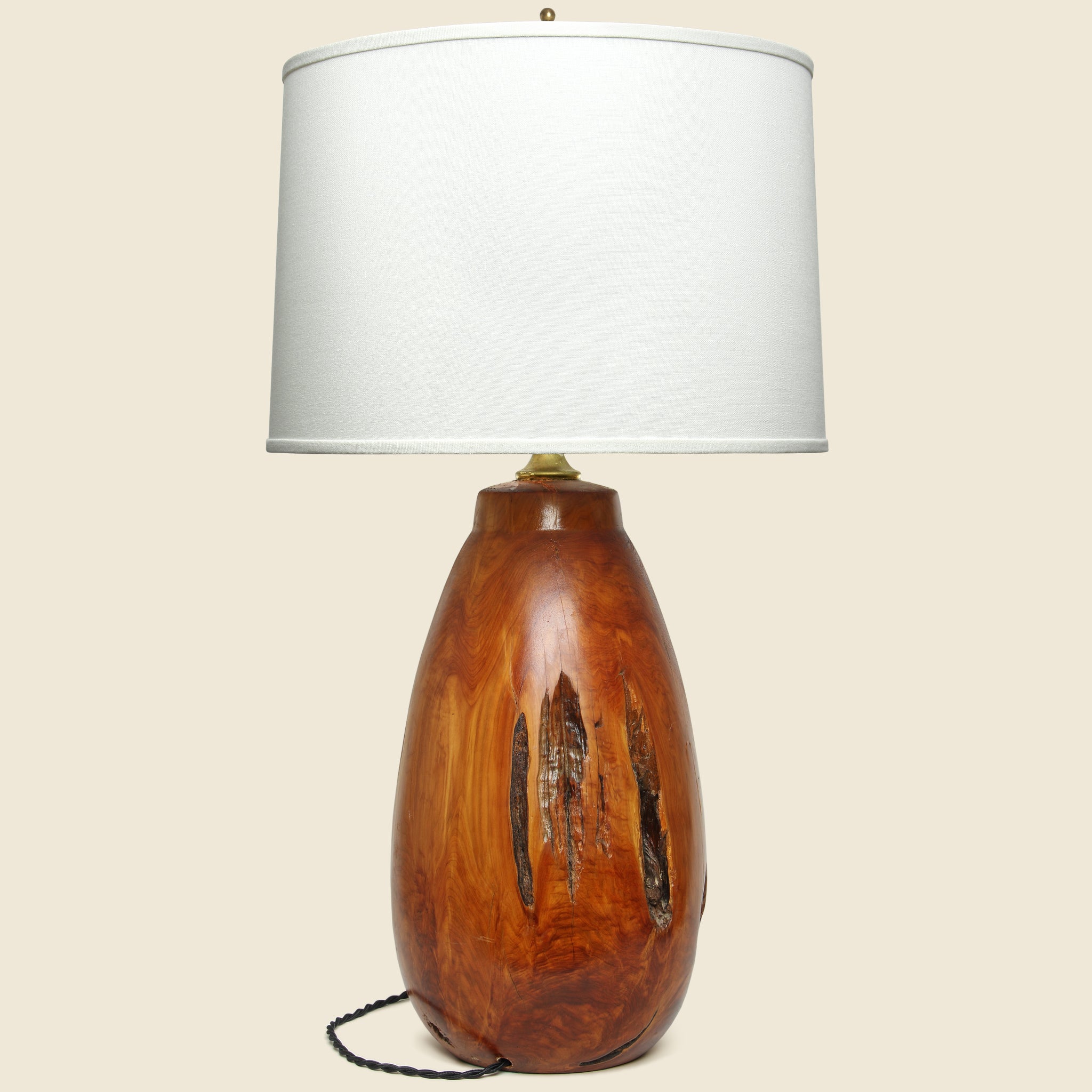 Large Vintage Wood Lamp - Vintage - STAG Provisions - One & Done - Furniture