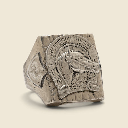 Silver Horseshoe Ring #1
