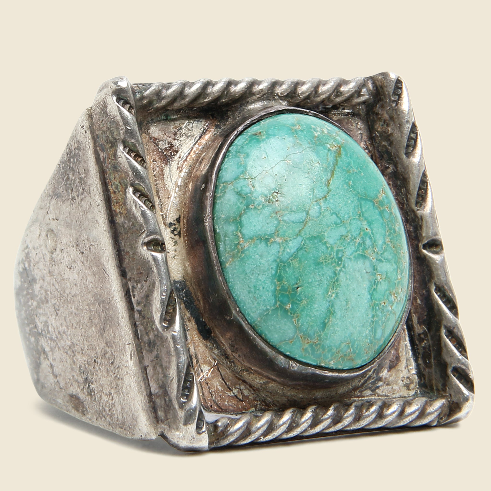 Vintage Sterling Turquoise Ring - Vintage - STAG Provisions - Accessories - Rings