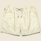 5" Swim Trunks - Cream Golconda - OAS - STAG Provisions - Shorts - Swim
