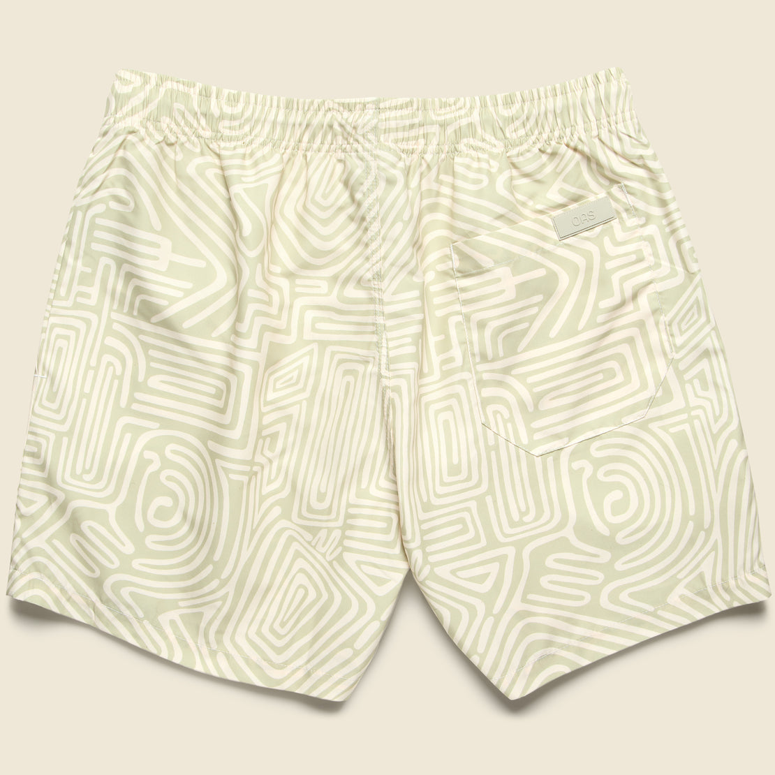 Swim Trunk - Cream Golconda - OAS - STAG Provisions - Shorts - Swim