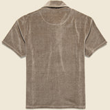 Morel Girona Velour Shirt - Brown - OAS - STAG Provisions - Tops - S/S Knit