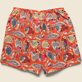 5" Baggies Shorts - Wrasse Pollinator Orange - Patagonia - STAG Provisions - Shorts - Swim