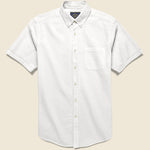 Atlantico Seersucker Shirt - White - Portuguese Flannel - STAG Provisions - Tops - S/S Woven - Seersucker