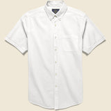Atlantico Seersucker Shirt - White - Portuguese Flannel - STAG Provisions - Tops - S/S Woven - Seersucker