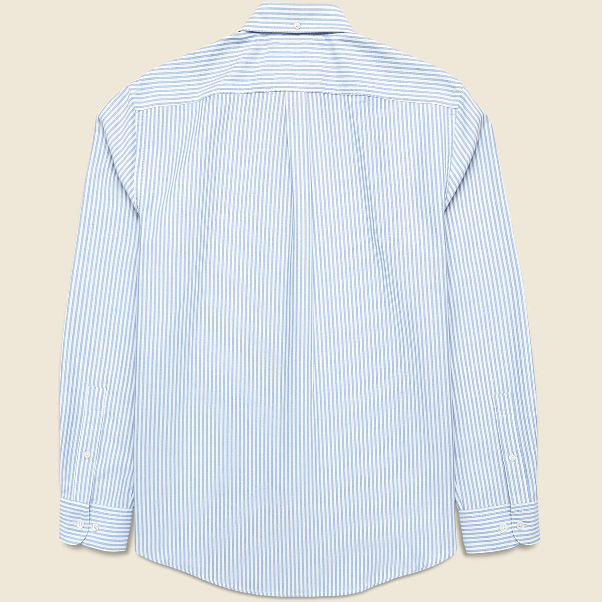 Belavista Brushed Oxford Shirt - Blue Stripe