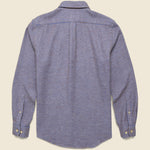 Pied Poule Shirt - Blue - Portuguese Flannel - STAG Provisions - Tops - L/S Woven - Other Pattern