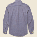 Pied Poule Shirt - Blue - Portuguese Flannel - STAG Provisions - Tops - L/S Woven - Other Pattern