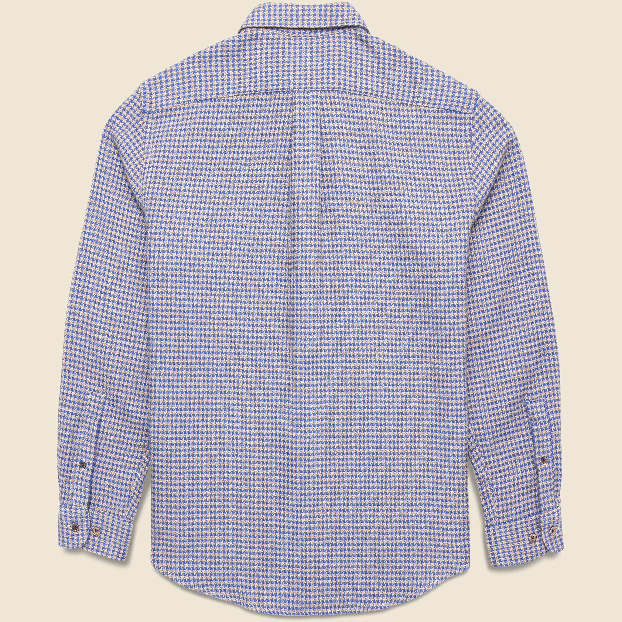 Pied Poule Shirt - Blue