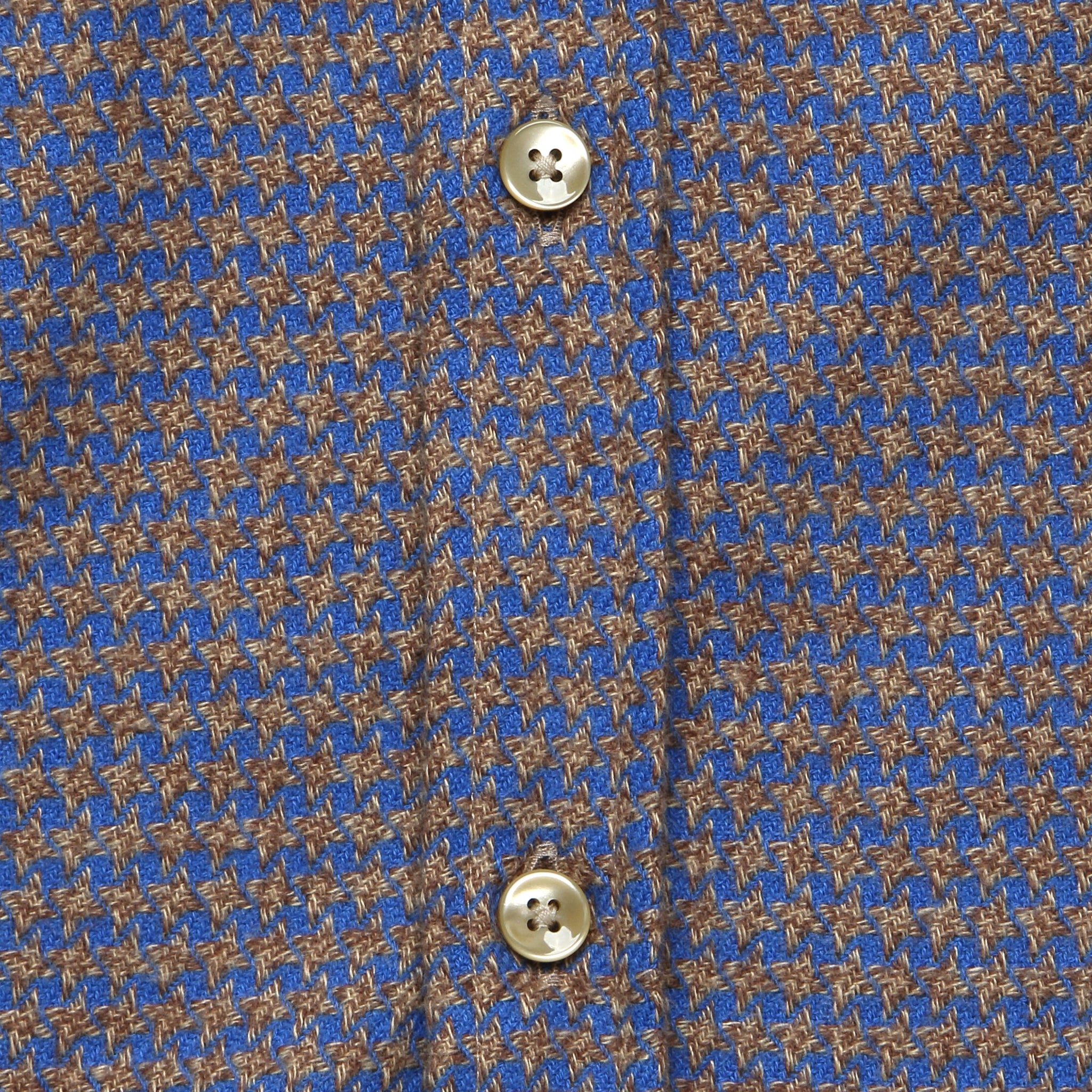 Pied Poule Shirt - Blue - Portuguese Flannel - STAG Provisions - Tops - L/S Woven - Other Pattern