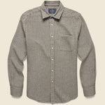 Pied Poule Shirt - Charcoal - Portuguese Flannel - STAG Provisions - Tops - L/S Woven - Other Pattern