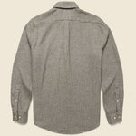 Pied Poule Shirt - Charcoal - Portuguese Flannel - STAG Provisions - Tops - L/S Woven - Other Pattern