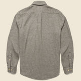 Pied Poule Shirt - Charcoal - Portuguese Flannel - STAG Provisions - Tops - L/S Woven - Other Pattern