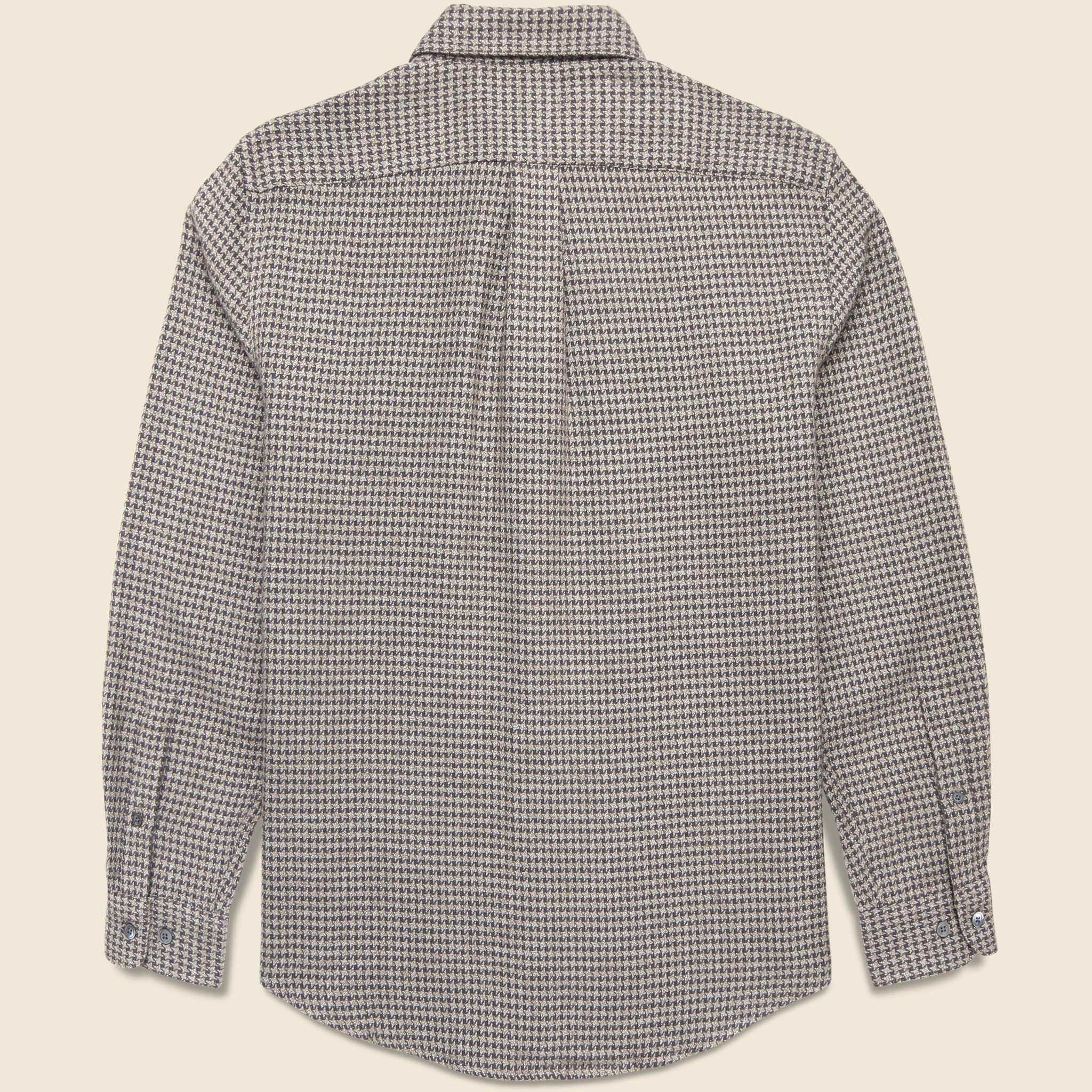 Pied Poule Shirt - Charcoal