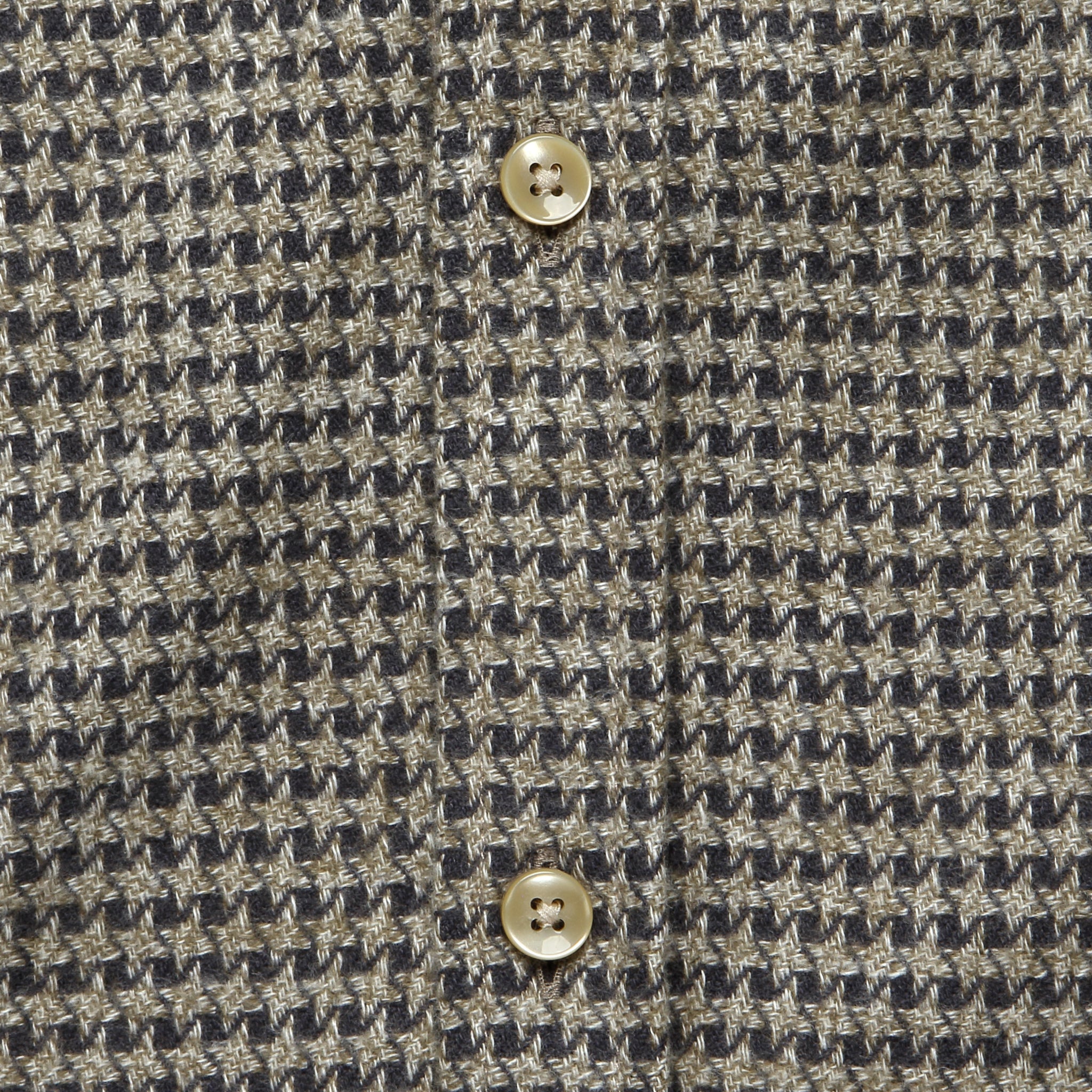 Pied Poule Shirt - Charcoal - Portuguese Flannel - STAG Provisions - Tops - L/S Woven - Other Pattern