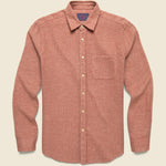 Pied Poule Shirt - Clay - Portuguese Flannel - STAG Provisions - Tops - L/S Woven - Other Pattern