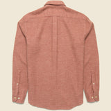 Pied Poule Shirt - Clay - Portuguese Flannel - STAG Provisions - Tops - L/S Woven - Other Pattern
