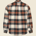 Arc Shirt - Off White - Portuguese Flannel - STAG Provisions - Tops - L/S Woven - Plaid