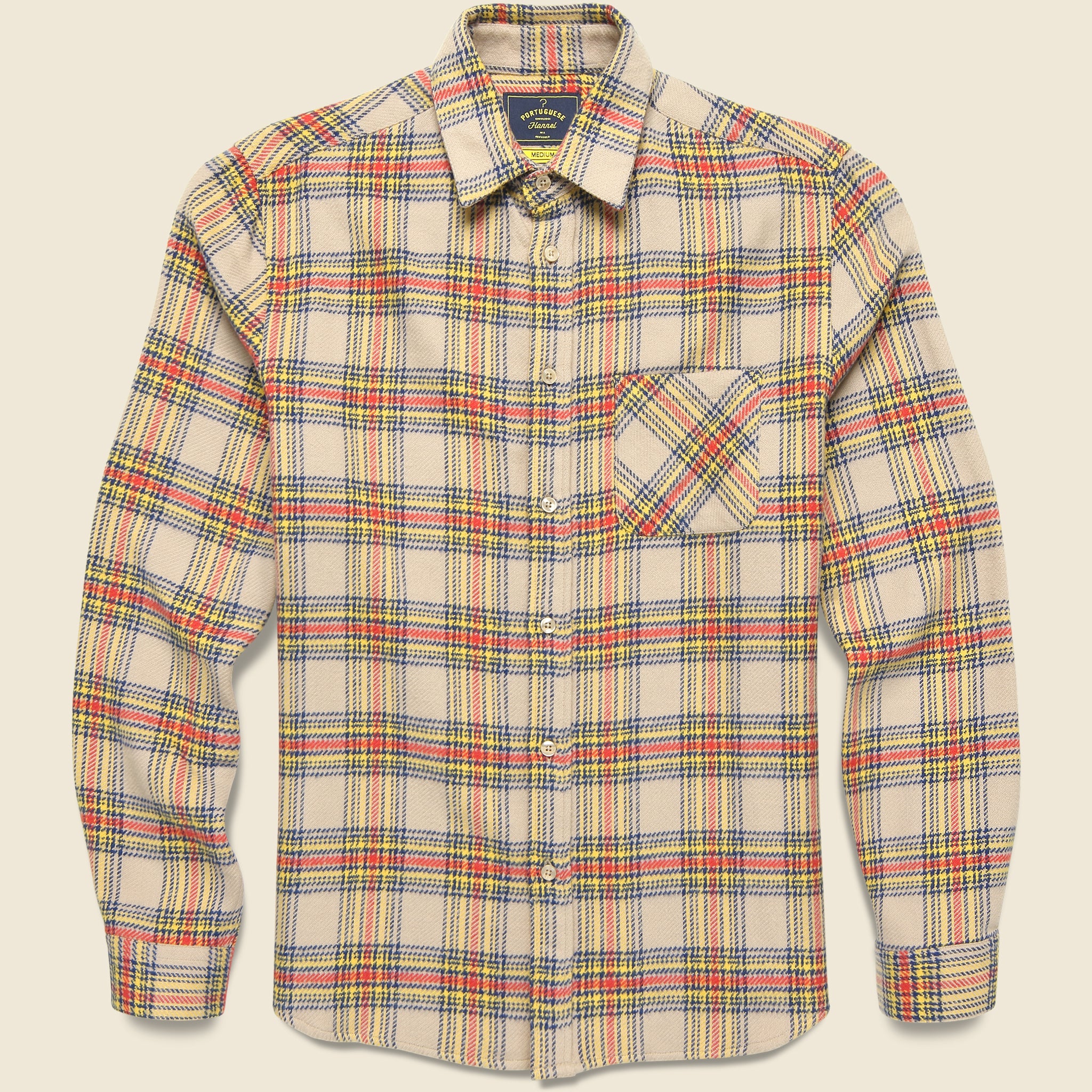 Lars Shirt - Tan - Portuguese Flannel - STAG Provisions - Tops - L/S Woven - Plaid