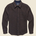 Merino Tweed Overshirt - Navy - Portuguese Flannel - STAG Provisions - Tops - L/S Woven - Overshirt