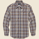 Manta Shirt - Beige - Portuguese Flannel - STAG Provisions - Tops - L/S Woven - Plaid
