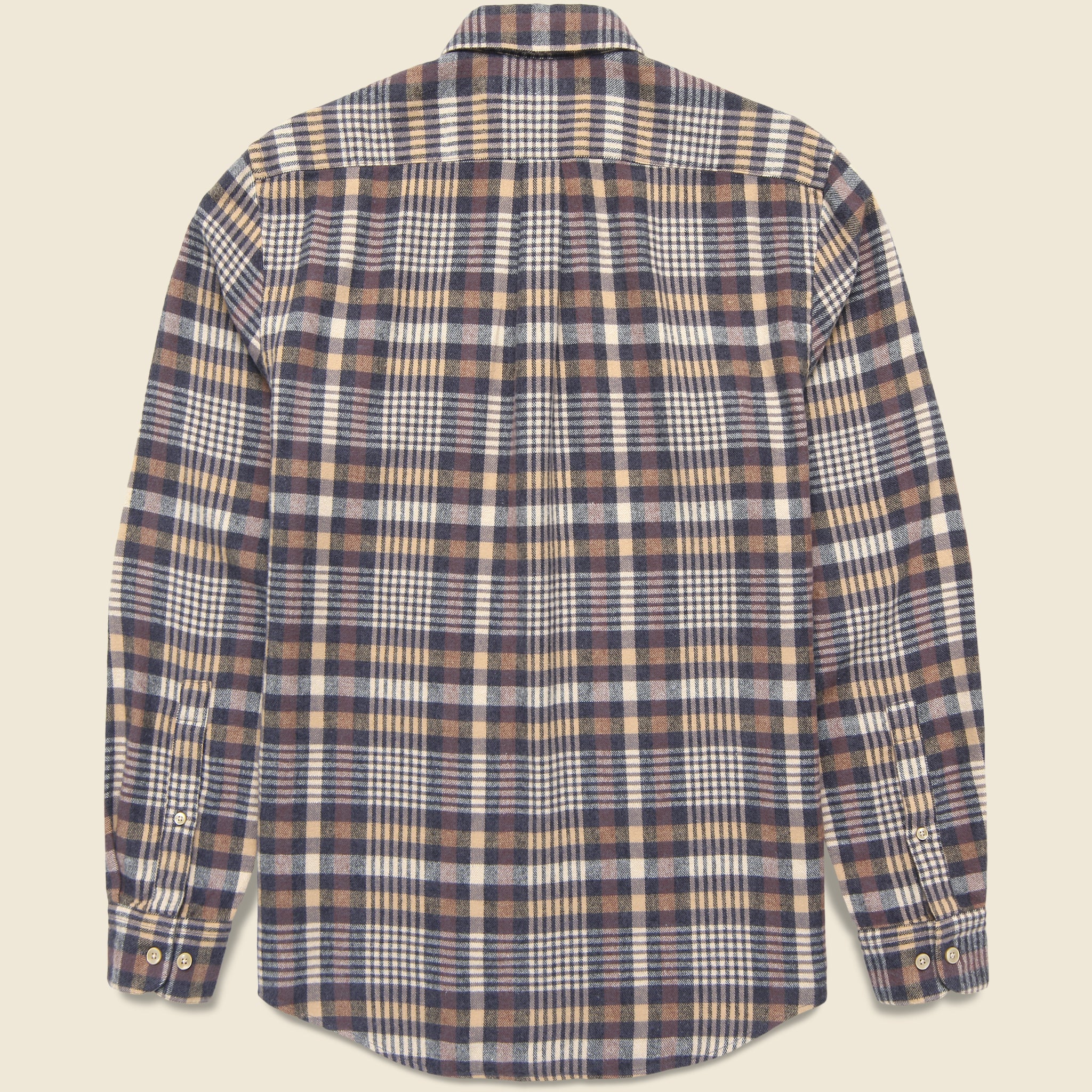 Manta Shirt - Beige - Portuguese Flannel - STAG Provisions - Tops - L/S Woven - Plaid