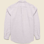 Belavista Oxford Shirt - Bordeaux Stripe - Portuguese Flannel - STAG Provisions - Tops - L/S Woven - Stripe