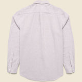 Belavista Oxford Shirt - Bordeaux Stripe - Portuguese Flannel - STAG Provisions - Tops - L/S Woven - Stripe