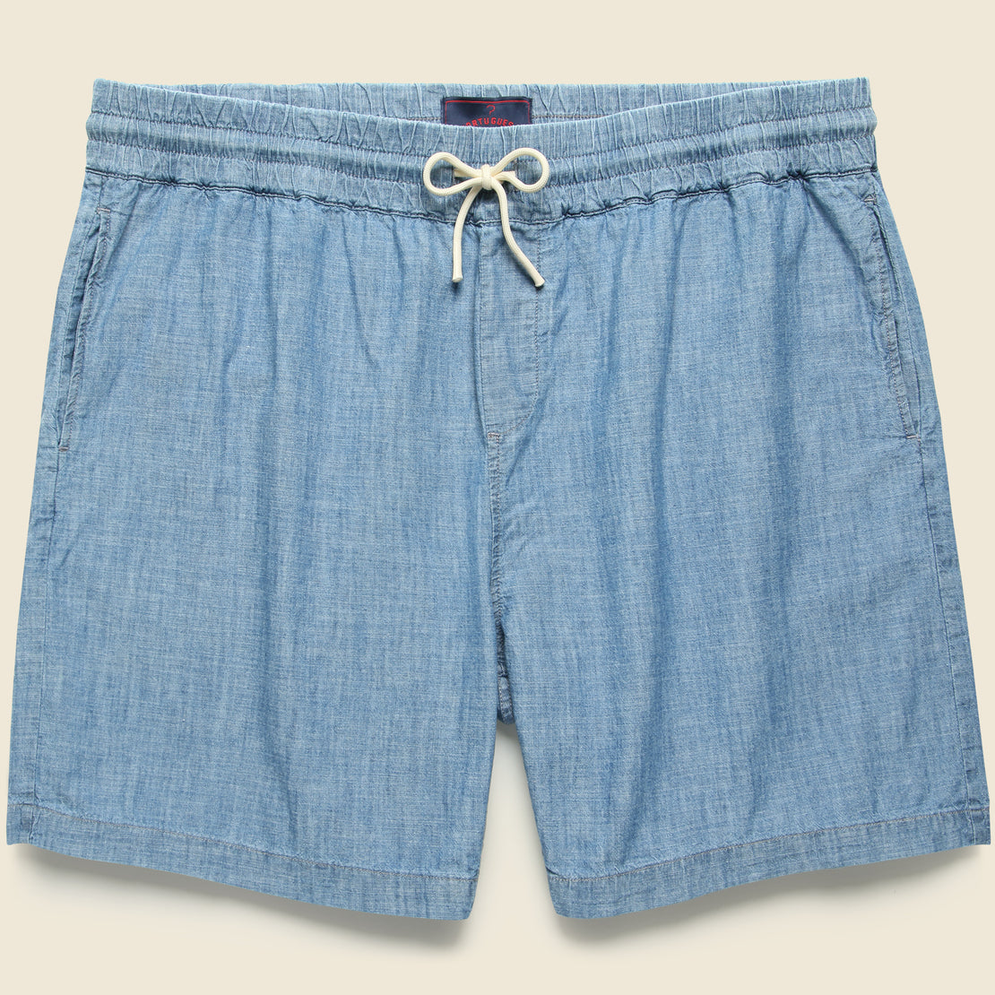 Portuguese Flannel Chambray Shorts - Blue