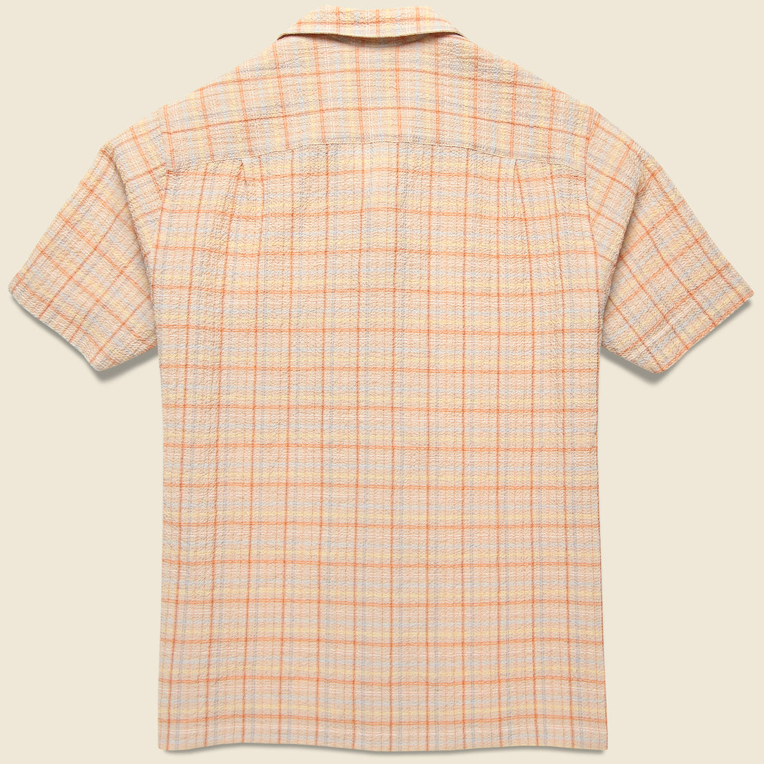 Plaid Crepe Camp Shirt - Multi - Portuguese Flannel - STAG Provisions - Tops - S/S Woven - Plaid