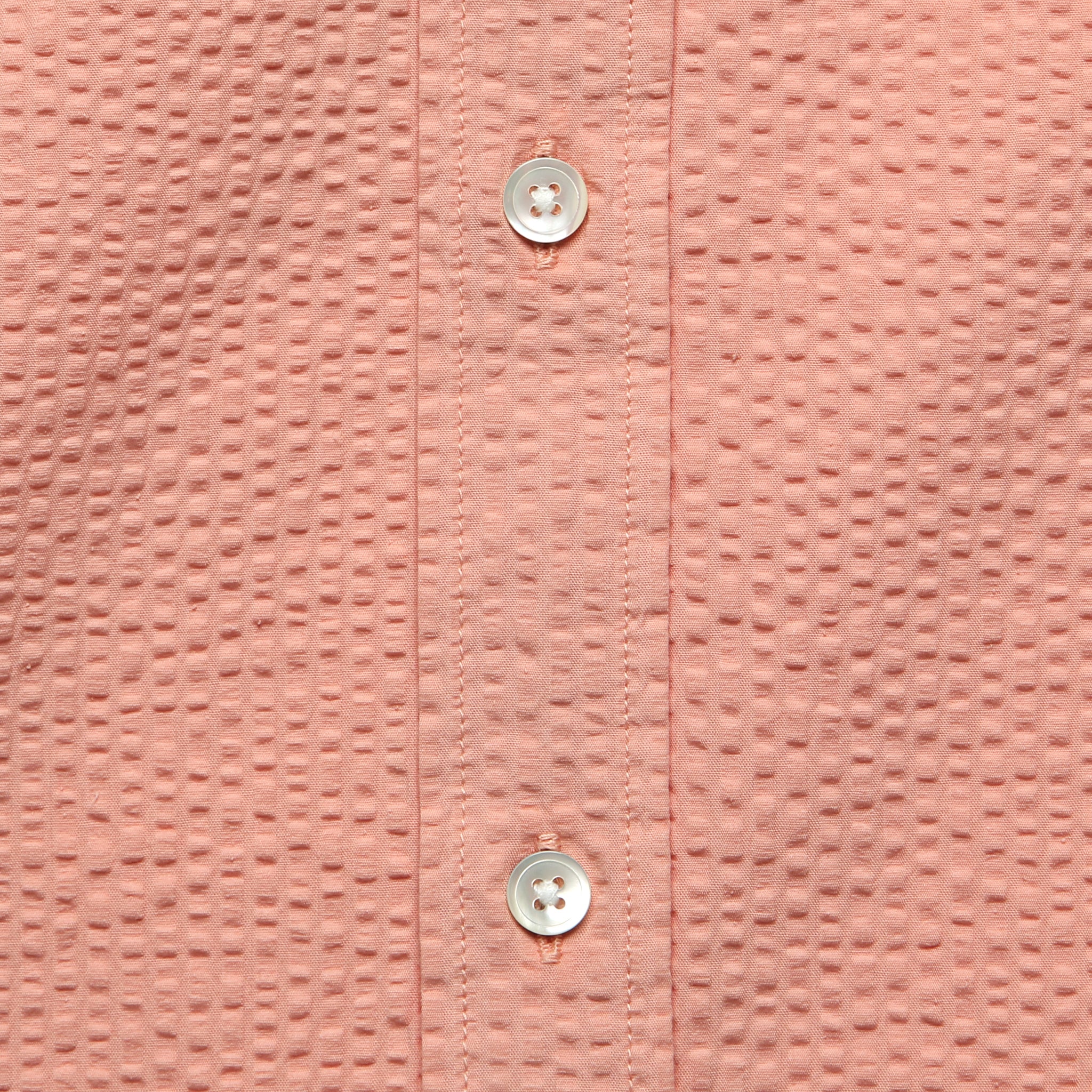Atlantico Seersucker Shirt - Rose - Portuguese Flannel - STAG Provisions - Tops - S/S Woven - Seersucker
