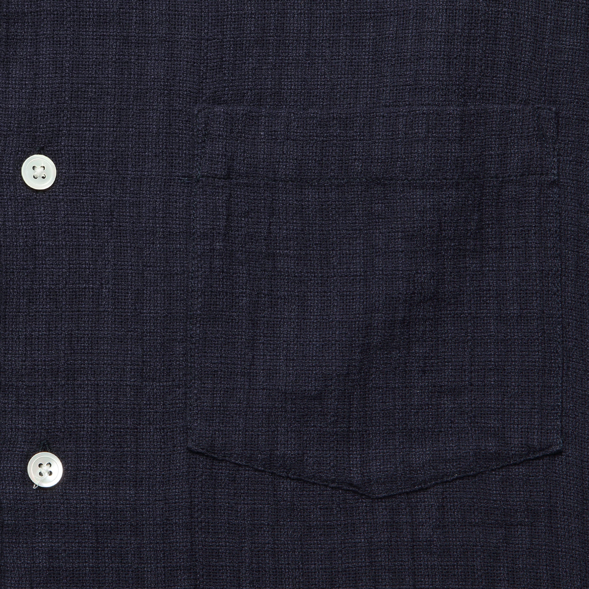 Grain Camp Shirt - Navy - Portuguese Flannel - STAG Provisions - Tops - S/S Woven - Solid