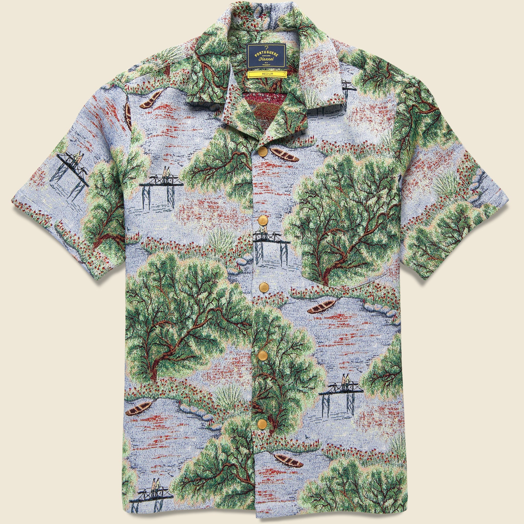 Park Tapestry Camp Shirt - Multi - Portuguese Flannel - STAG Provisions - Tops - S/S Woven - Other Pattern