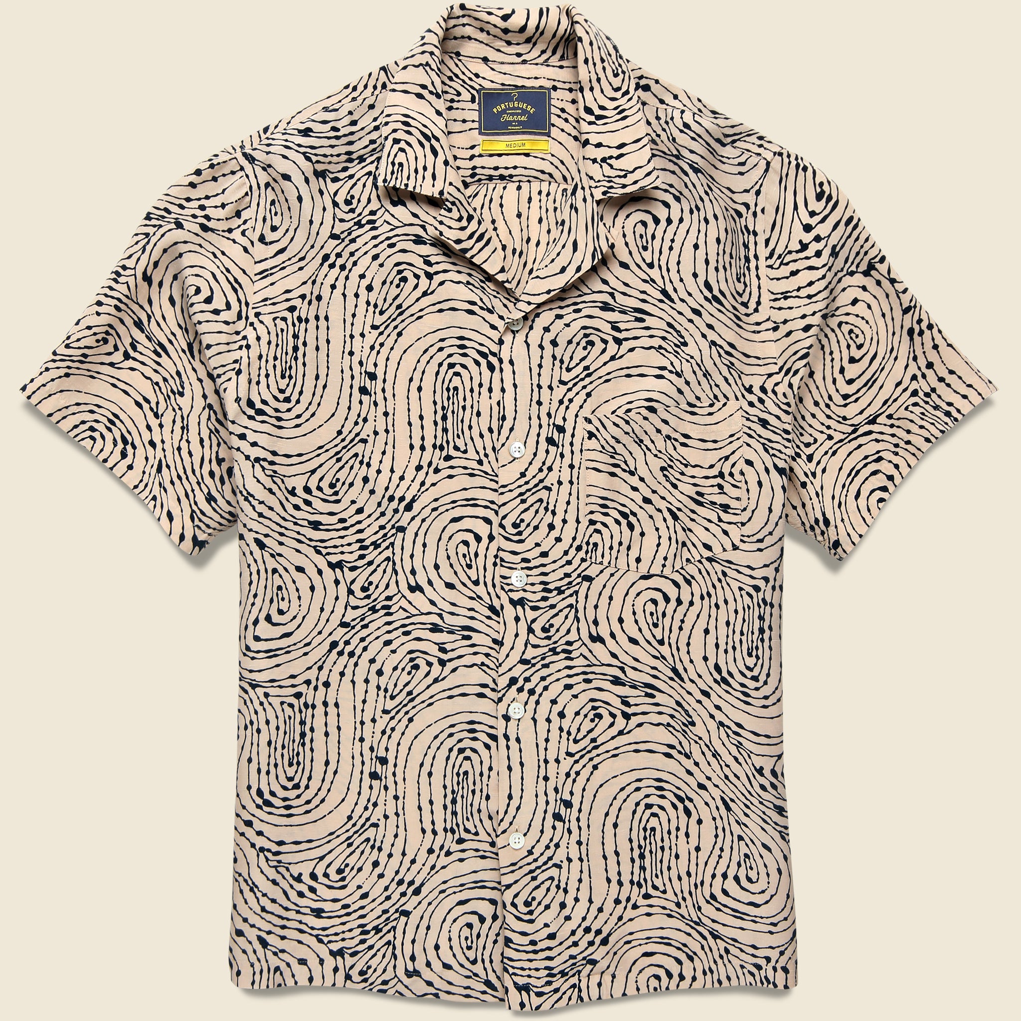 Spiral Camp Shirt - Multi - Portuguese Flannel - STAG Provisions - Tops - S/S Woven - Other Pattern