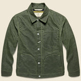 Supply Jacket - Blanket Lined Waxed Olive Ridgeline - Rogue Territory - STAG Provisions - Outerwear - Coat / Jacket